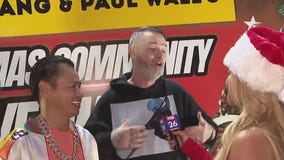 Johnny Dang and Paul Wall spread holiday cheer