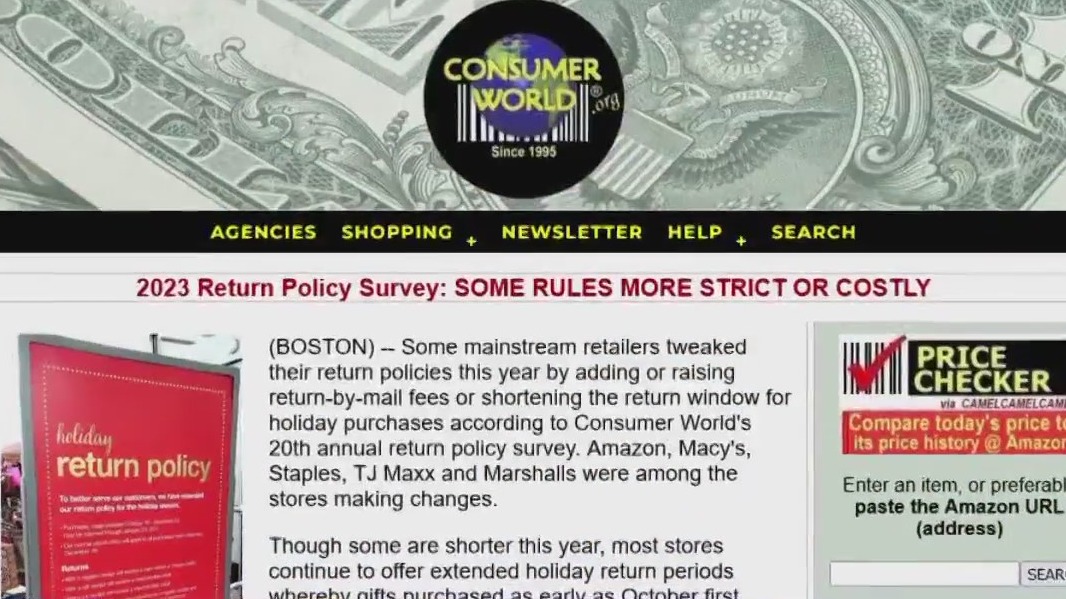 Returning gifts to the store, changing policies