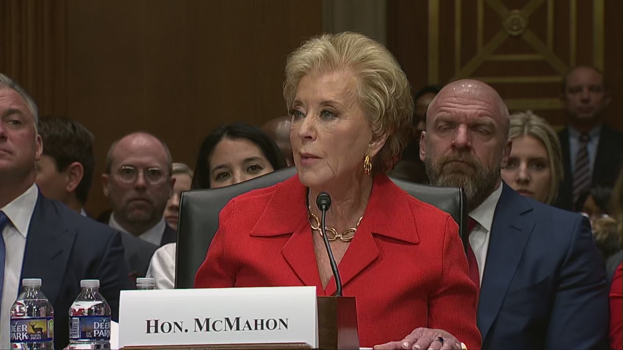Linda McMahon's opening statement at Senate hearing