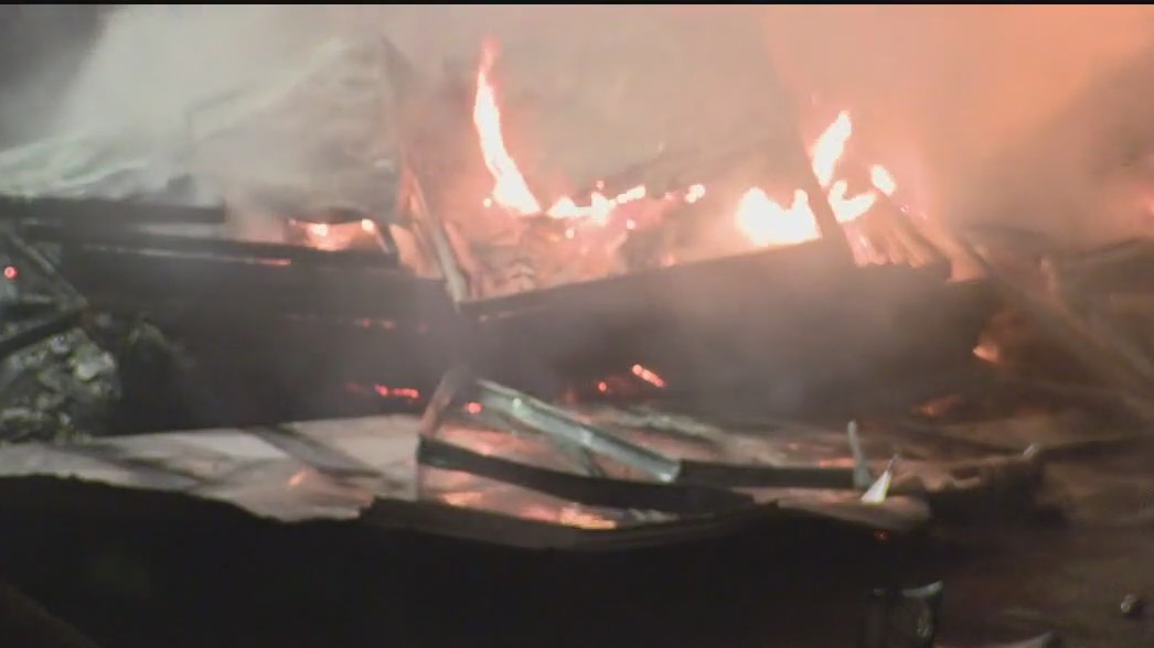 I-20 near South Central Expressway closed due to fiery crash