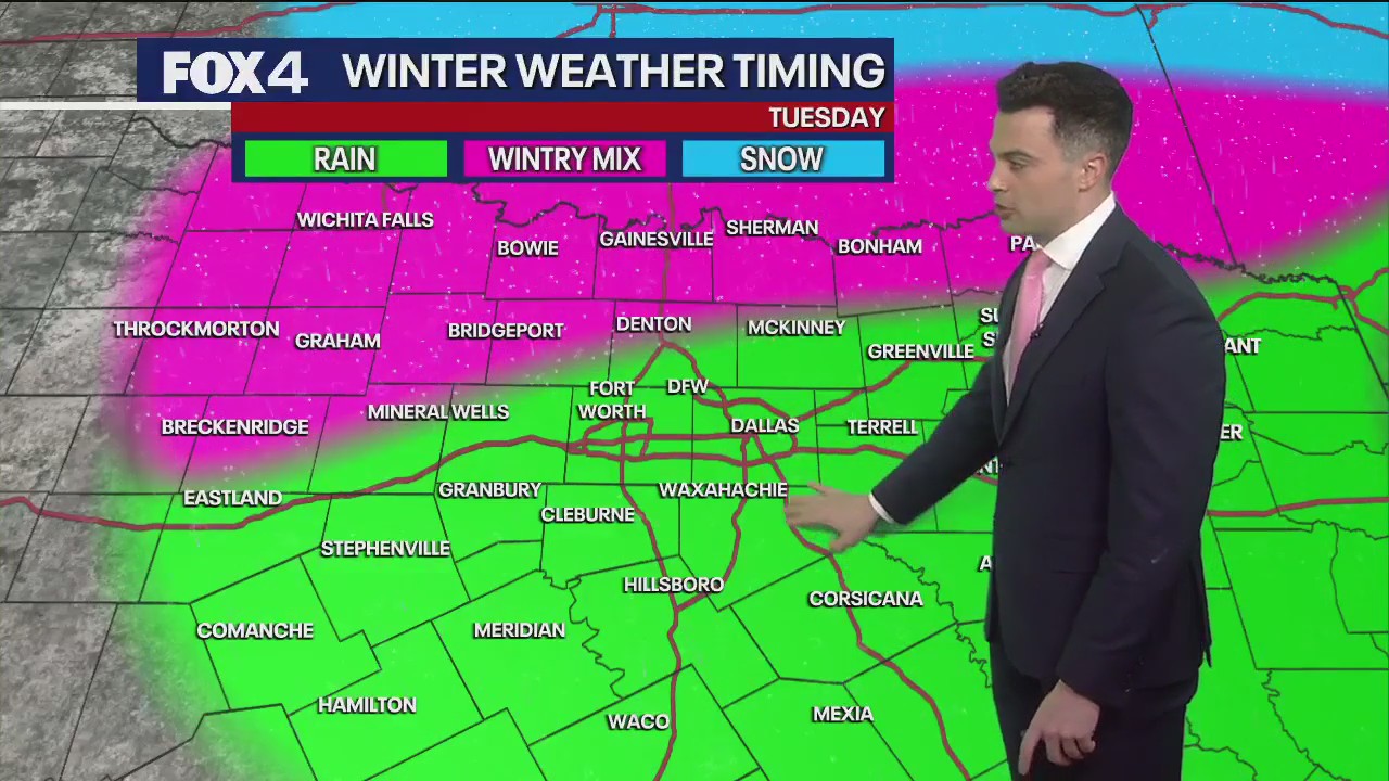Dallas weather: Feb. 16 evening forecast