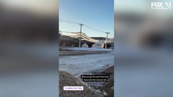 Carrollton burst pipe freezes