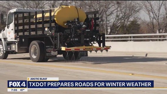 TxDot prepares roads for extreme cold weather warning