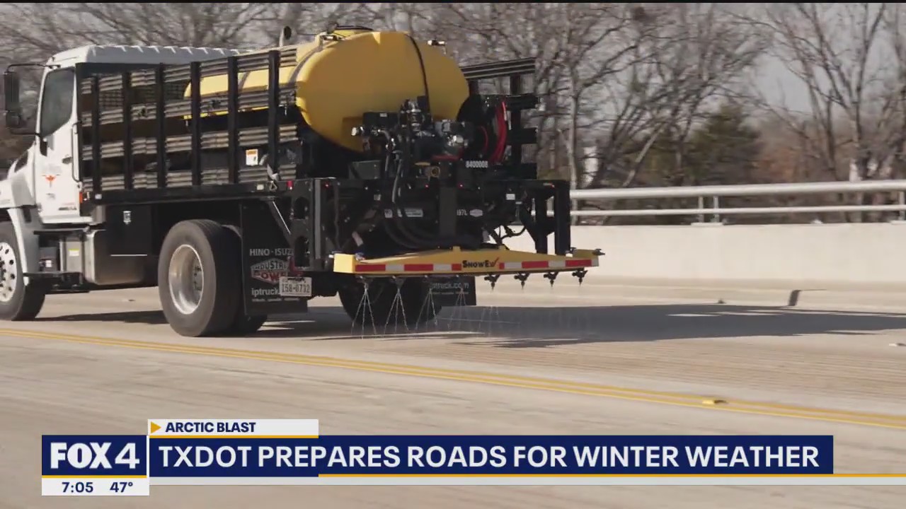 TxDot prepares roads for extreme cold weather warning