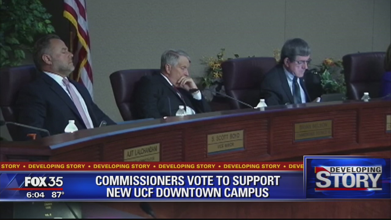 Commissioners support downtown UCF campus