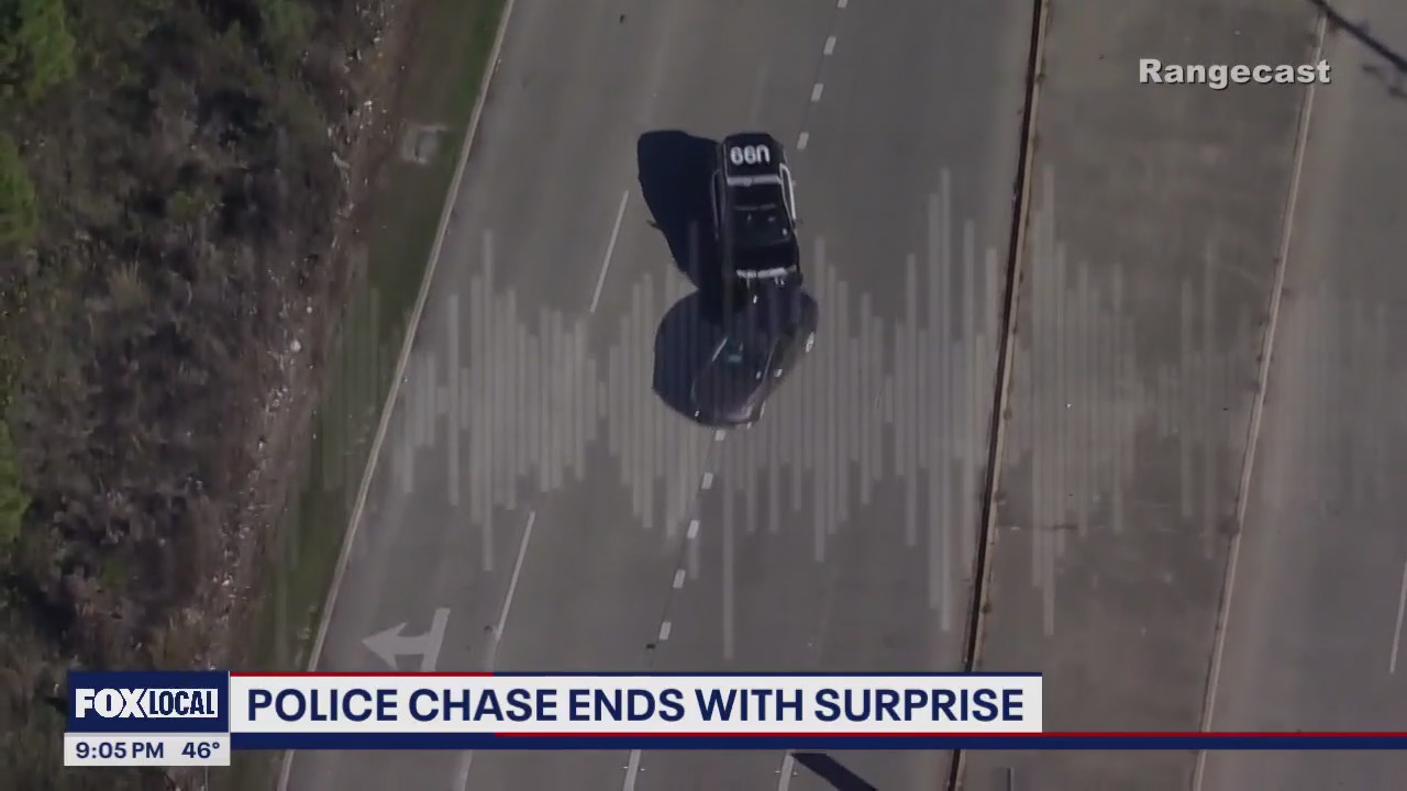 Harris County police chase ends with quite the surprise | FOX 26 Houston