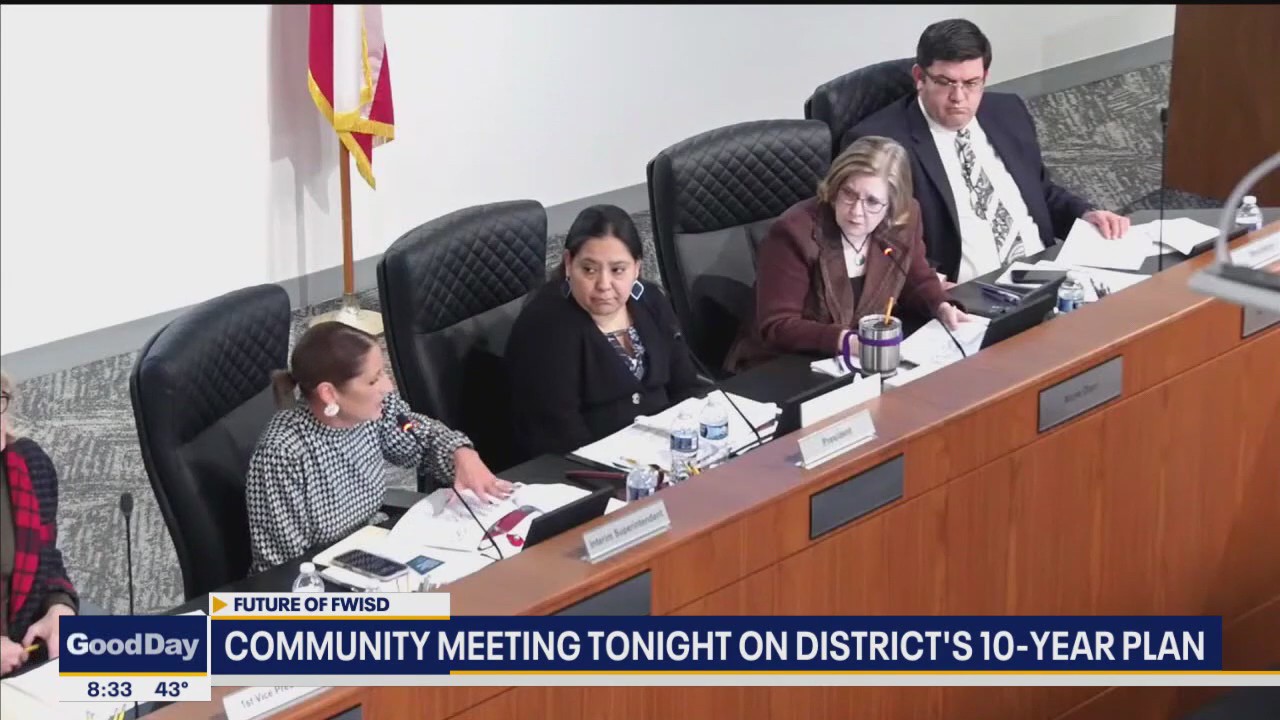 Community meeting tonight for FWISD's 10-year plan
