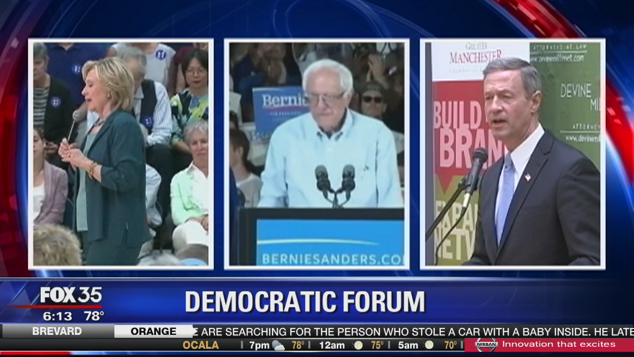 Preview of Democratic presidential candidate forum