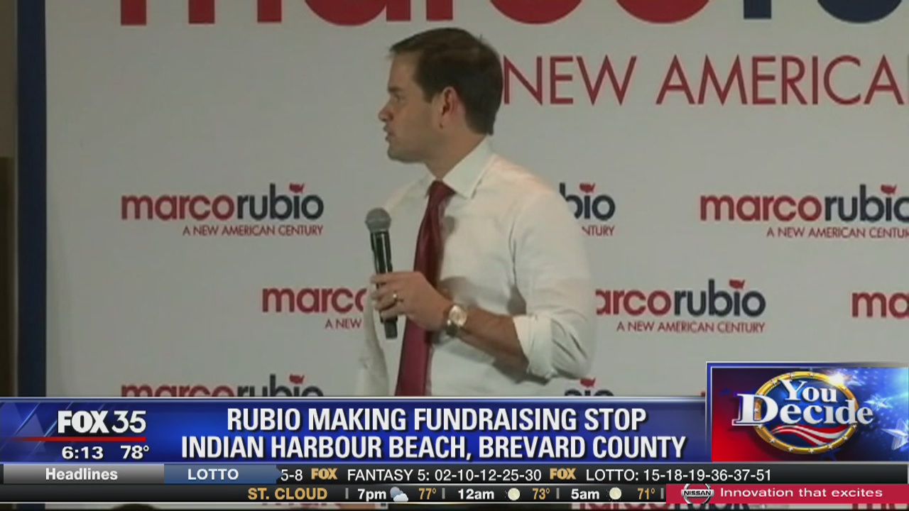Rubio fundraiser held in Indian Harbour Beach