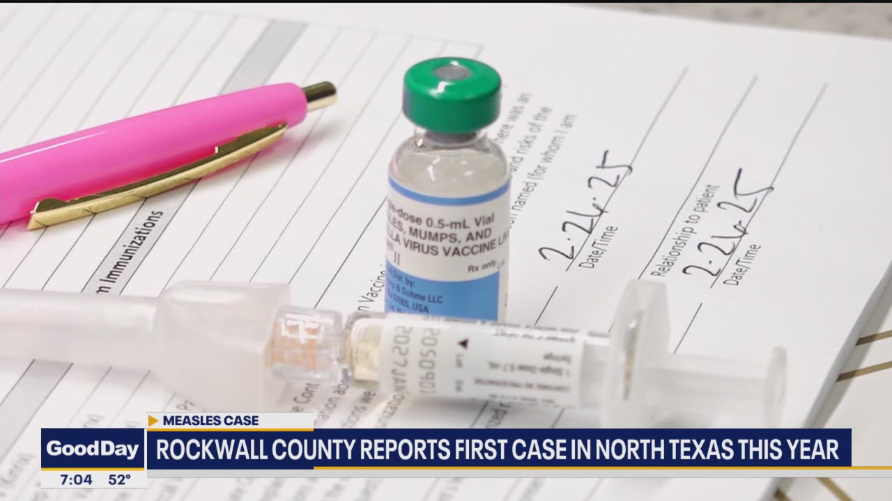 First case of measles reported in North Texas this year