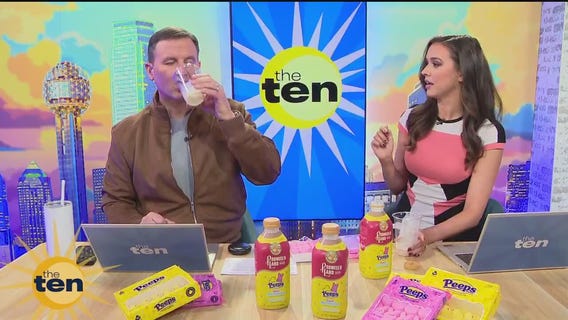 Trying Peeps sweet marshmallow milk | The Ten