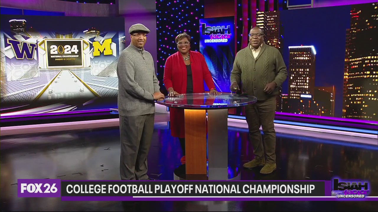 Excitement around college football playoff game in Houston