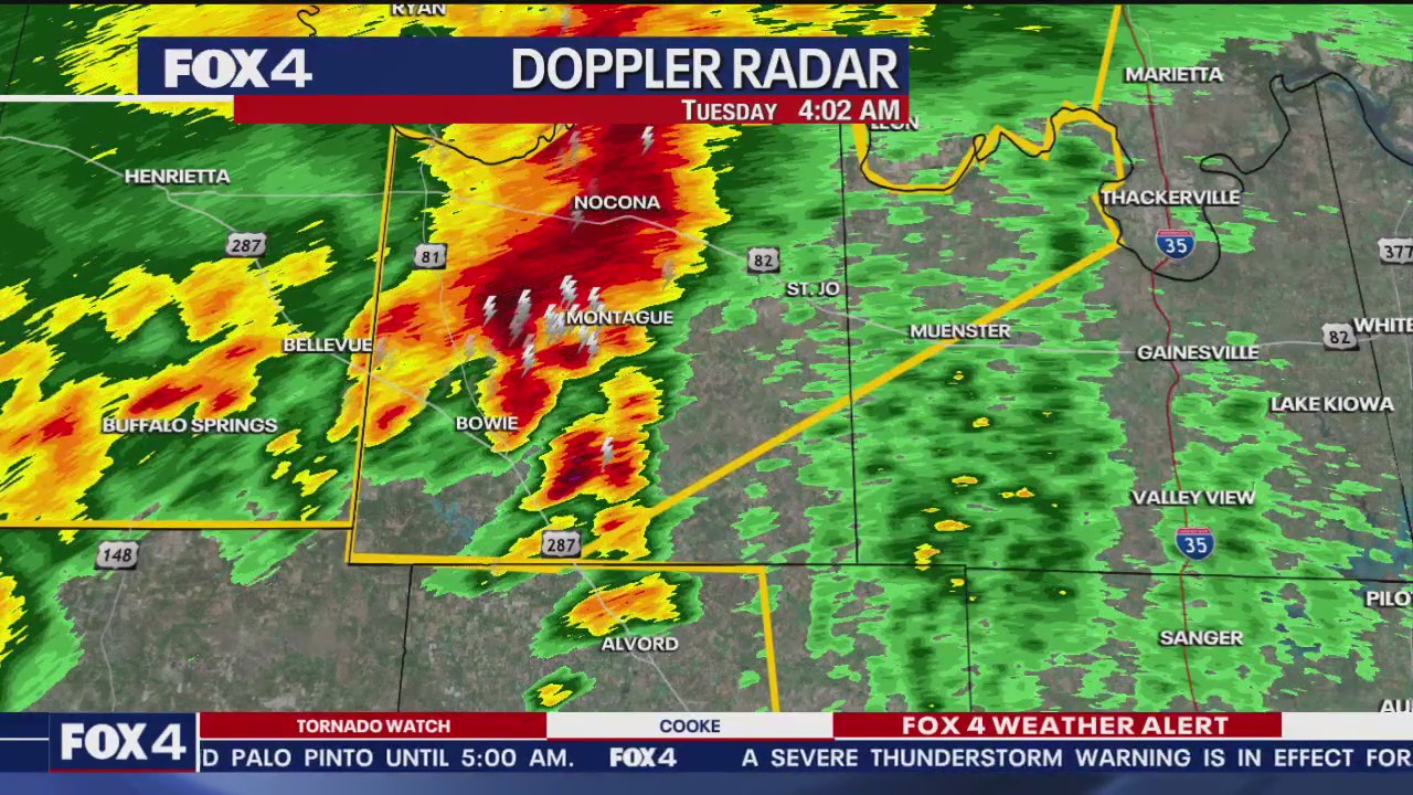Dallas Weather: Severe thunderstorm warnings issued | FOX 4 Dallas-Fort ...