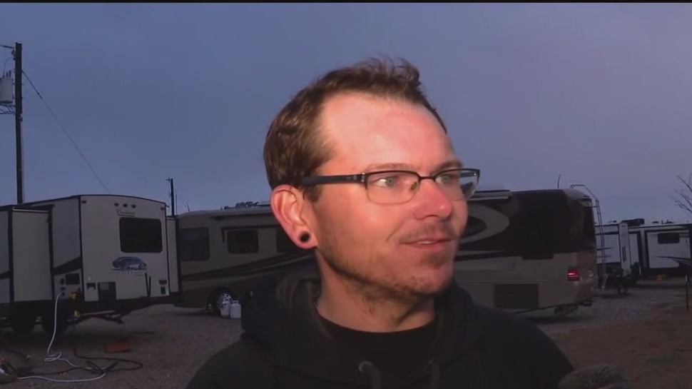 One person injured when storm knocked over RV in West Fort Worth