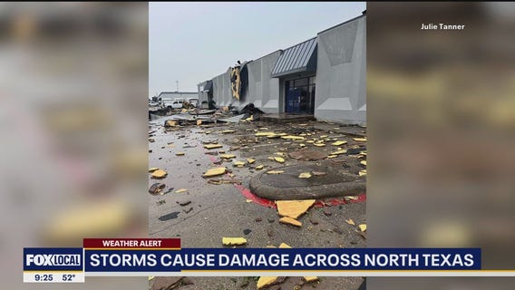 Damage reported across North Texas from severe storms, straight-line winds