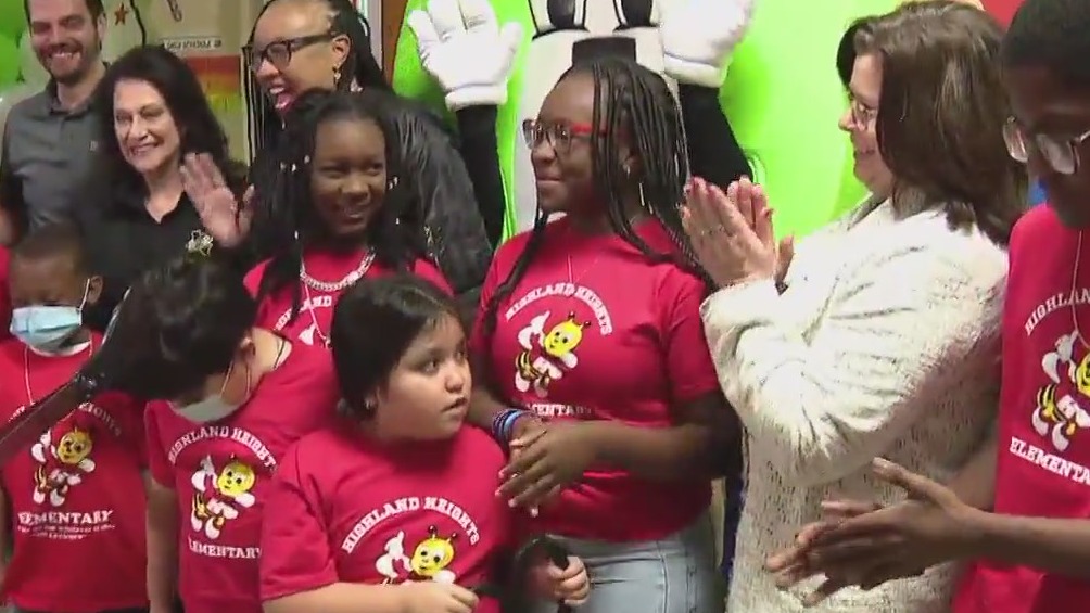 College Football Playoff's New Art Project at local school