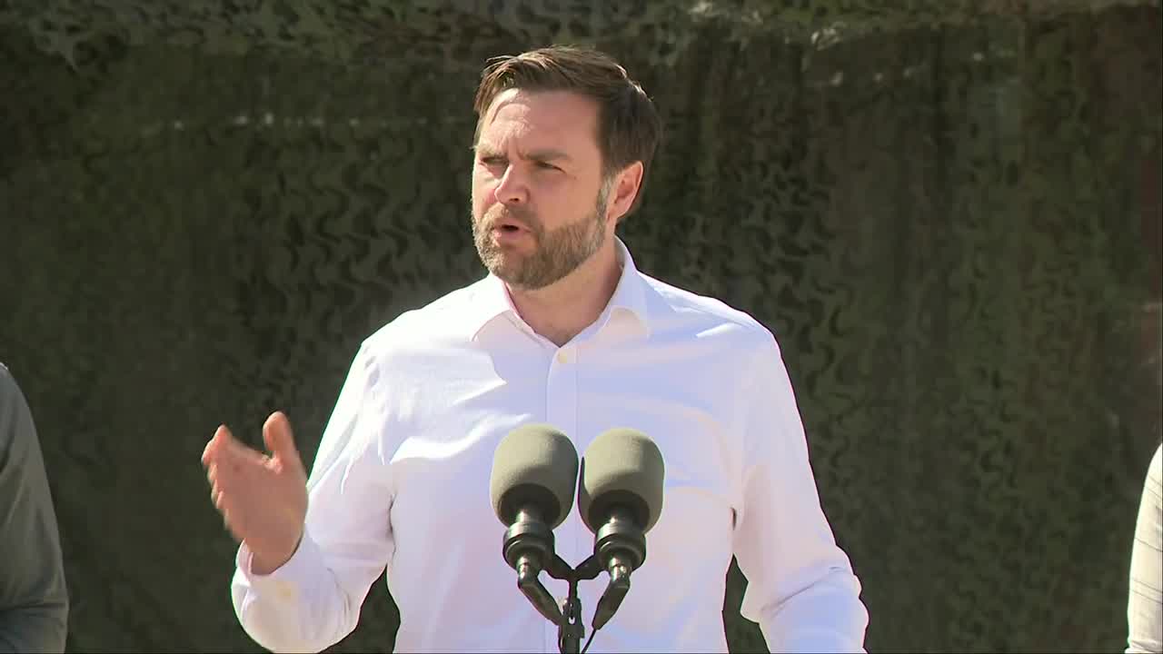 VP Vance speaks after visit to US-Mexico border