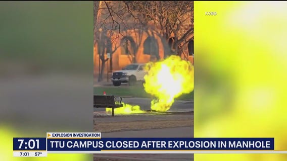 Weird green explosion at Texas Tech University