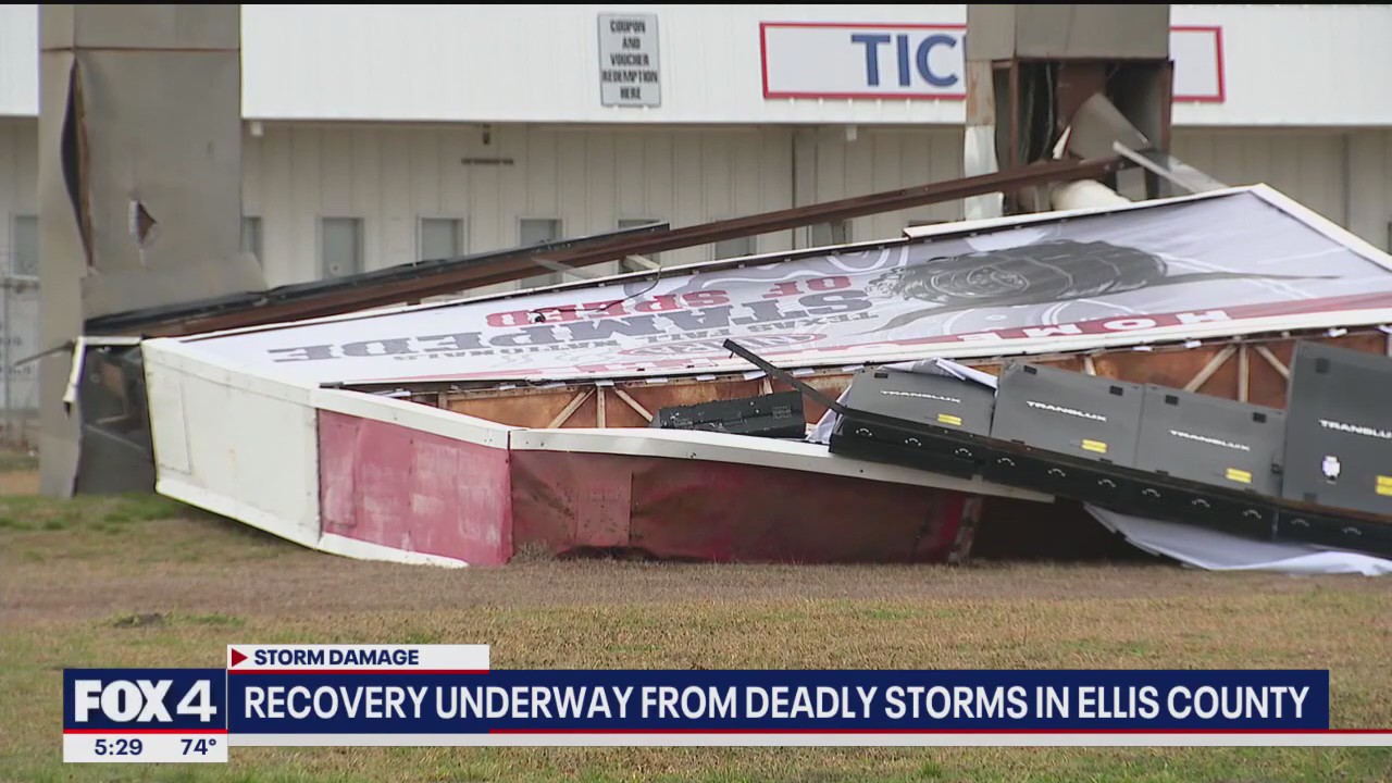 Community bands together to clean up storm damage