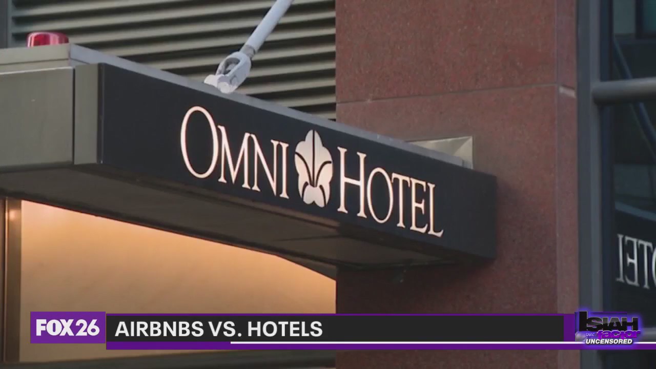 AirBNBs versus hotel bookings