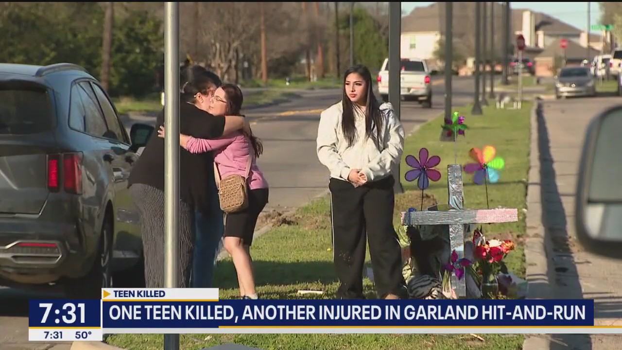 Teen girl killed, brother injured in Garland hit-and-run
