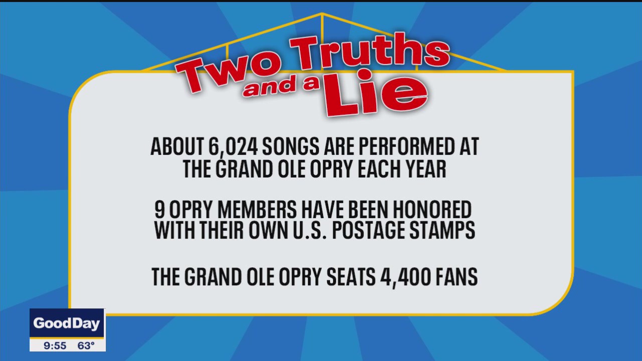 Two truths and a lie game: Grand Ole Opry edition