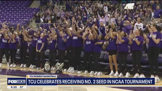 TCU celebrates no. 2 seed in NCAA Tournament