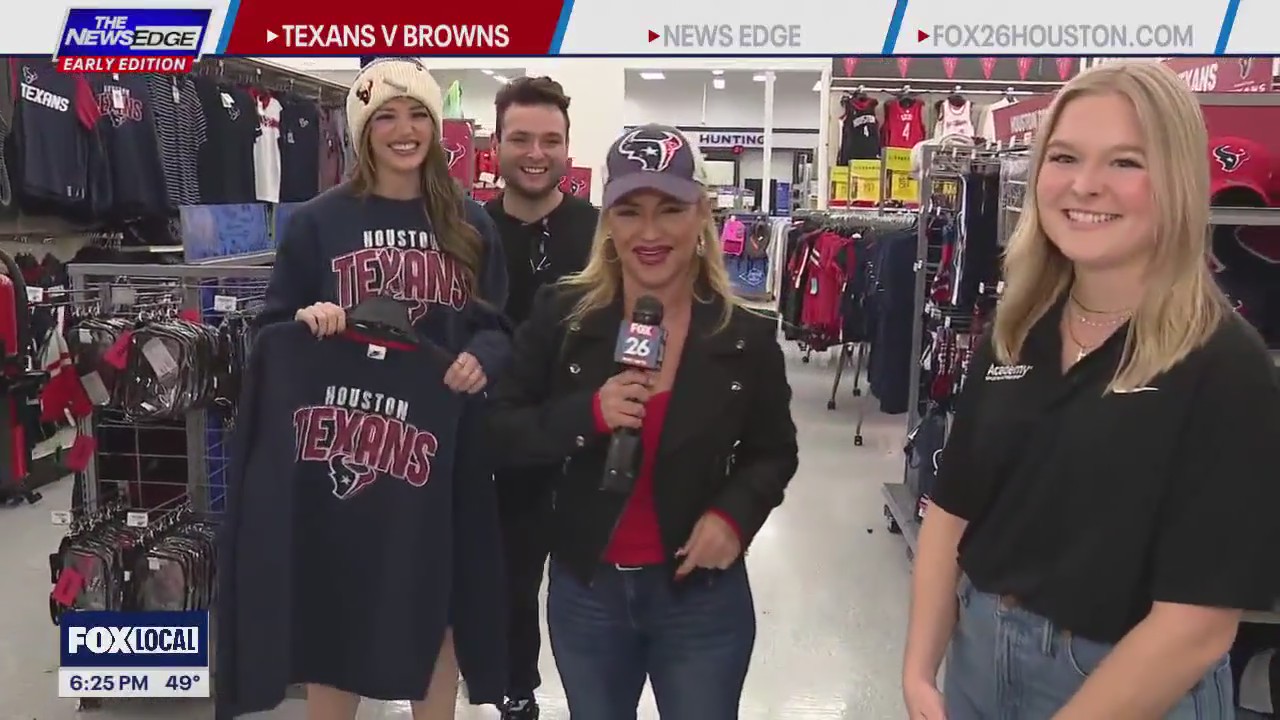Houston Texans playoff merch available for fans