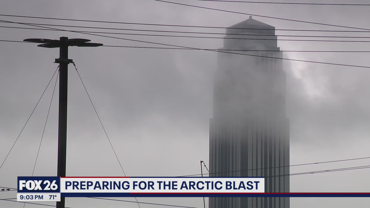 Houston weather: Preparing for the arctic blast