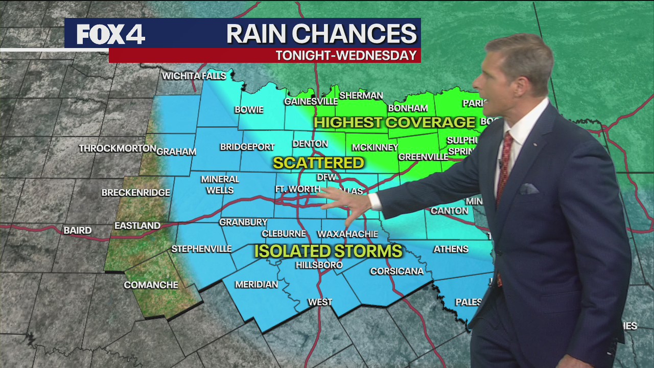 Dallas Weather: March 25 evening update
