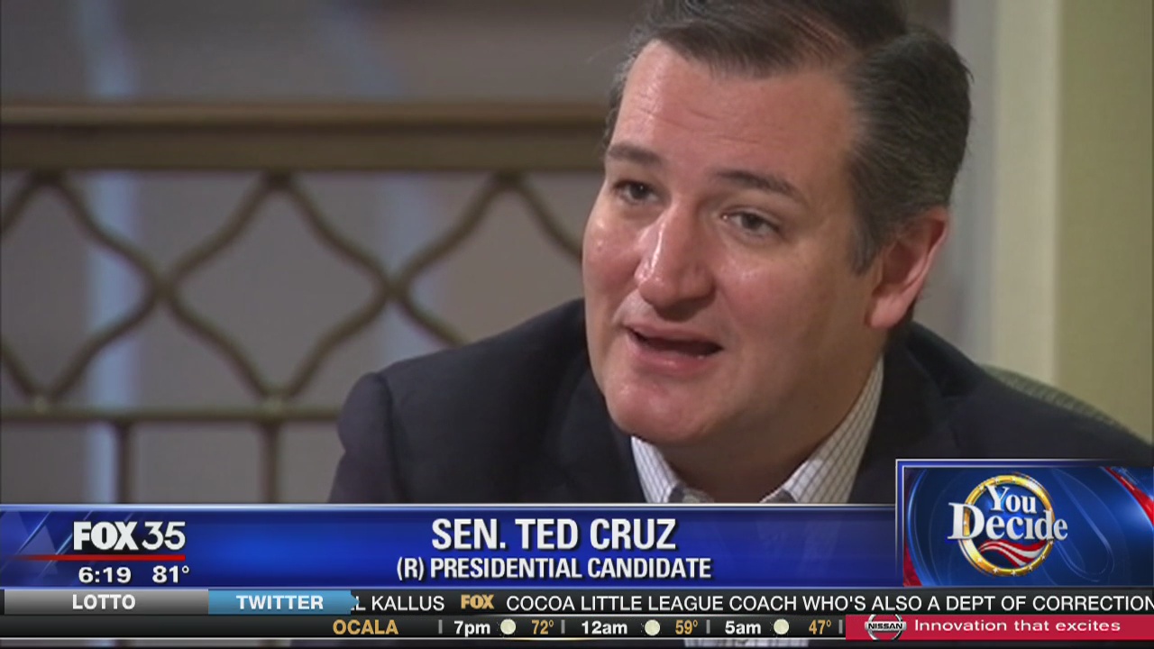 FOX 35 goes one on one with Ted Cruz