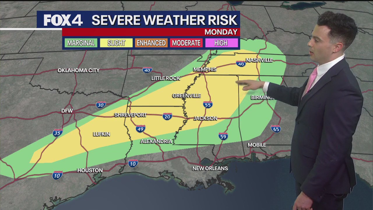 Dallas weather: March 23 evening forecast