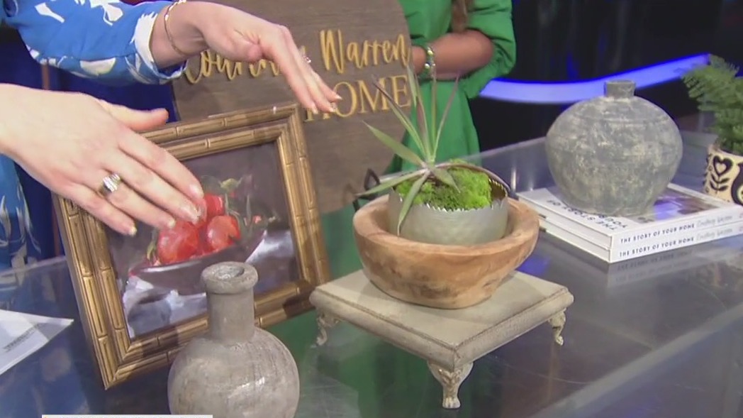 How to style shelves, spaces after decluttering