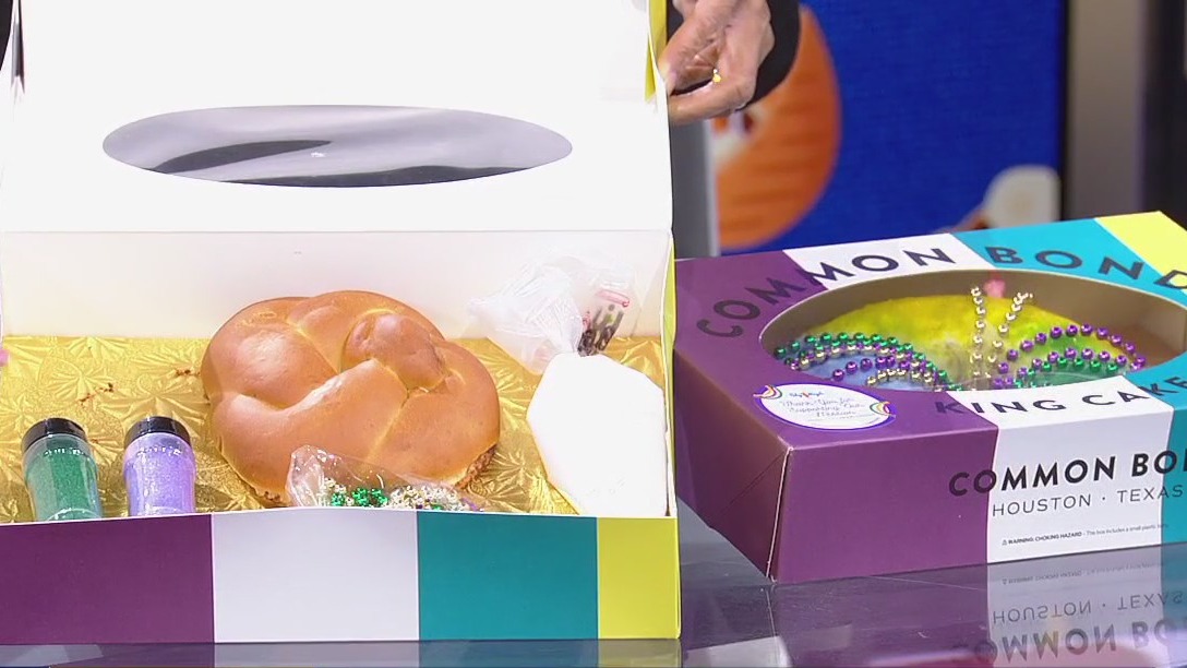 King cake from Common Bond in Houston