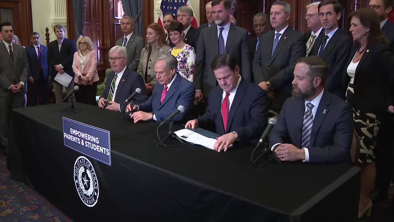 Gov. Greg Abbott, Texas leaders on school choice | FULL