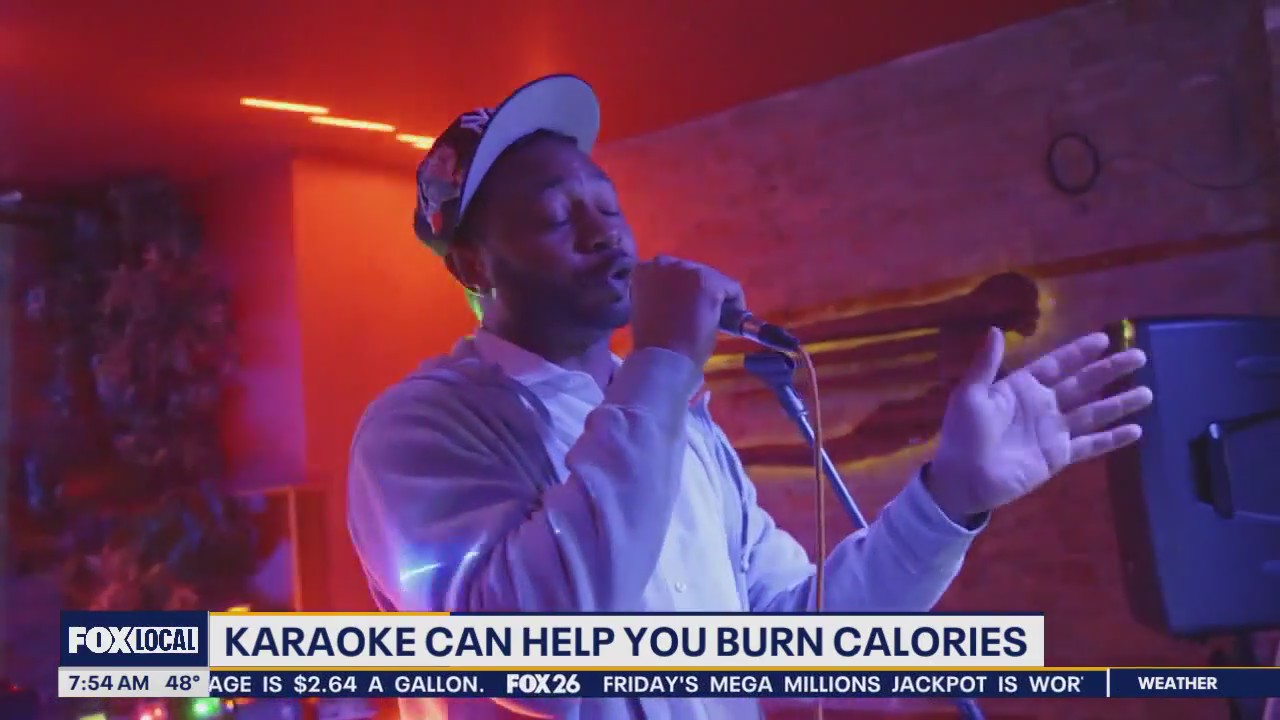Burn calories by doing Karaoke
