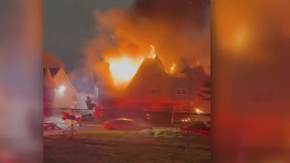 Houston fire: Families displaced following major fire