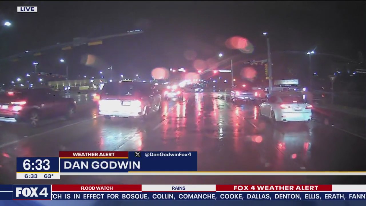 Live look at severe weather in McKinney