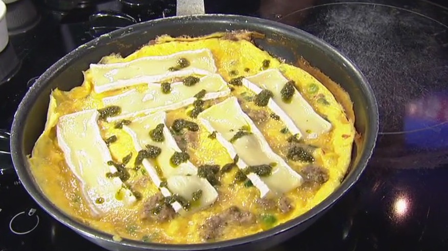Sausage & Brie Breakfast Frittata