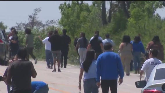 School shooting: 4 injured, suspect on the run