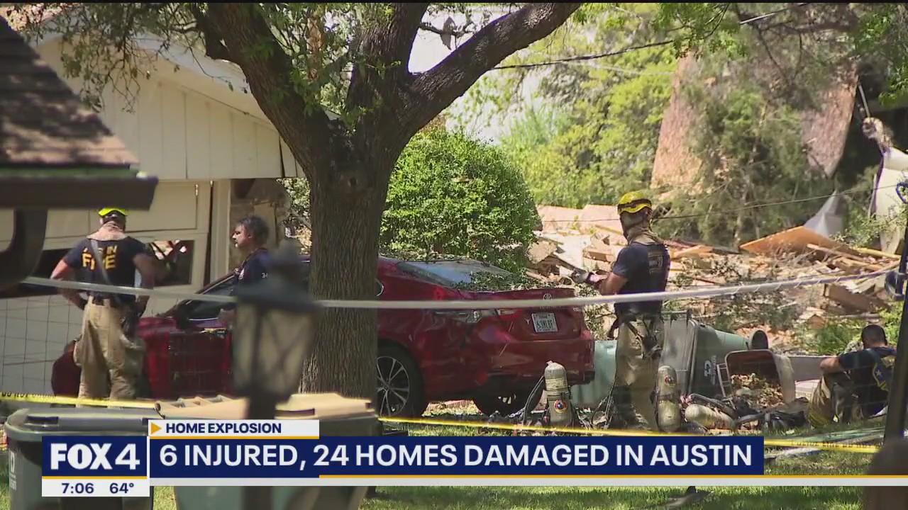 6 injured, 24 homes damaged in Austin