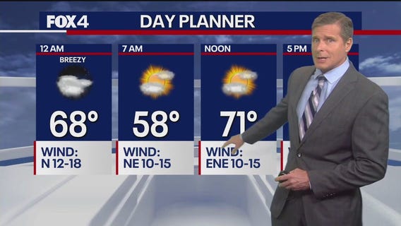 Dallas weather: April 14 overnight forecast