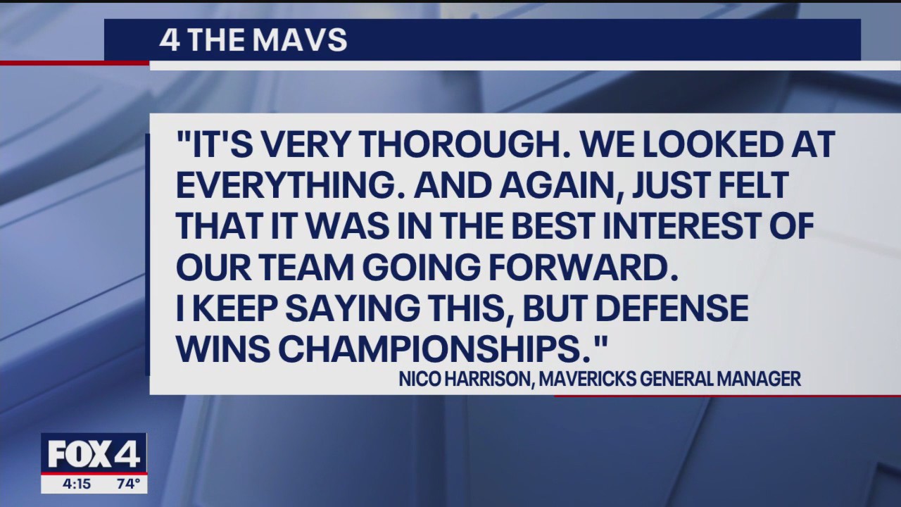 Nico Harrison: 'No regrets' over Luka Doncic trade