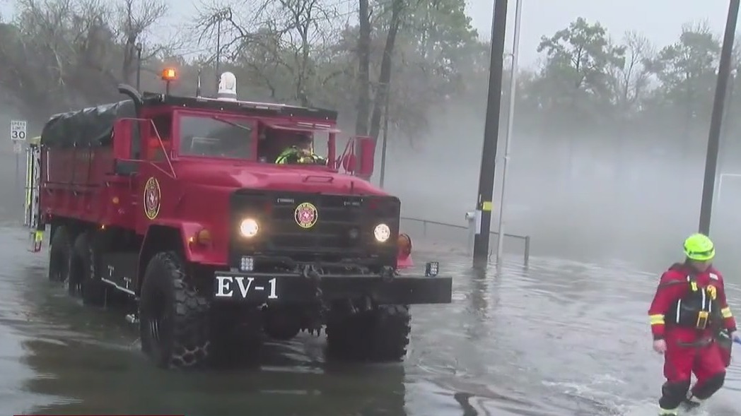 Lake Conroe two feet above normal