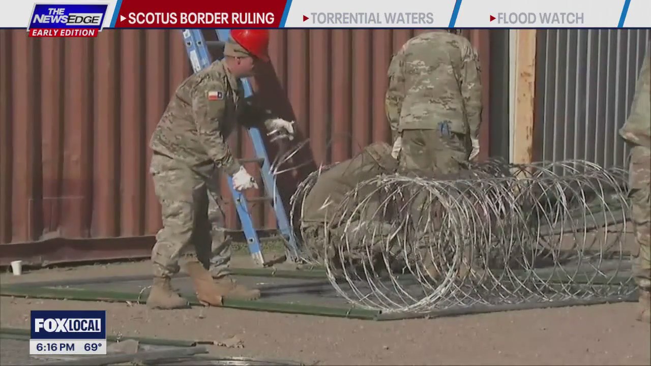 Border patrol gets razor wire removed by federal court
