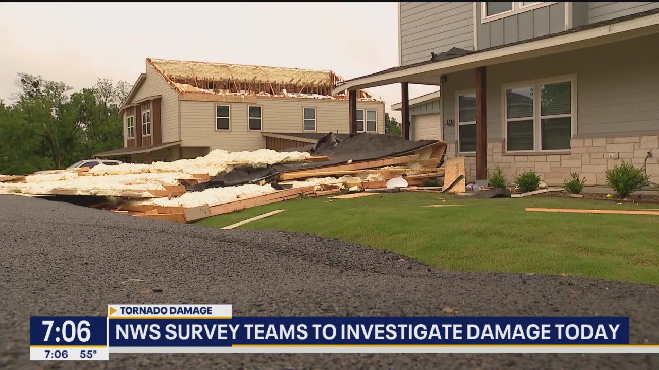 VIDEO: Tornado damage in North Texas