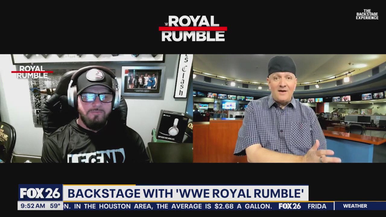 Backstage with WWE Royal Rumble