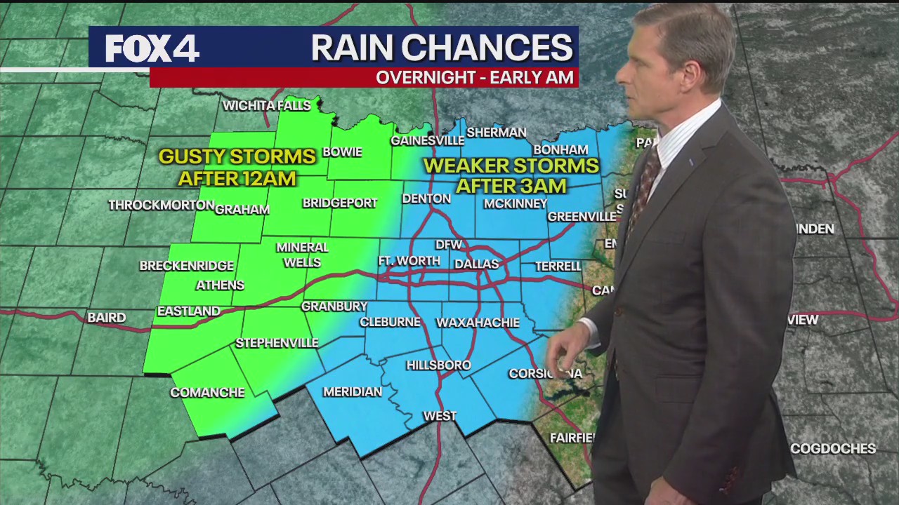 Dallas weather: April 22 overnight forecast