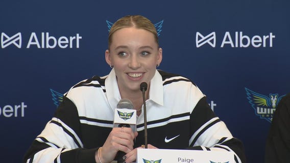 Paige Bueckers introduced by the Dallas Wings