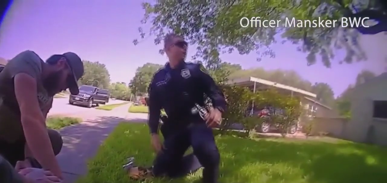 Father of Jalen Randle attends protest against officer